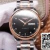 Longines Master Collection L2 755 5 59 7 1 1 Най-доброто издание KY фабрика черен циферблат САЩ реплика часовник 3171 Longines Master Collection L2.755.5.59.7 1: 1 Най-доброто издание KY фабрика черен циферблат