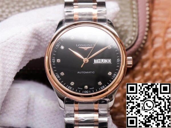 Longines Master Collection L2 755 5 59 7 1 1 Най-доброто издание KY фабрика черен циферблат САЩ реплика часовник 3171 Longines Master Collection L2.755.5.59.7 1: 1 Най-доброто издание KY фабрика черен циферблат