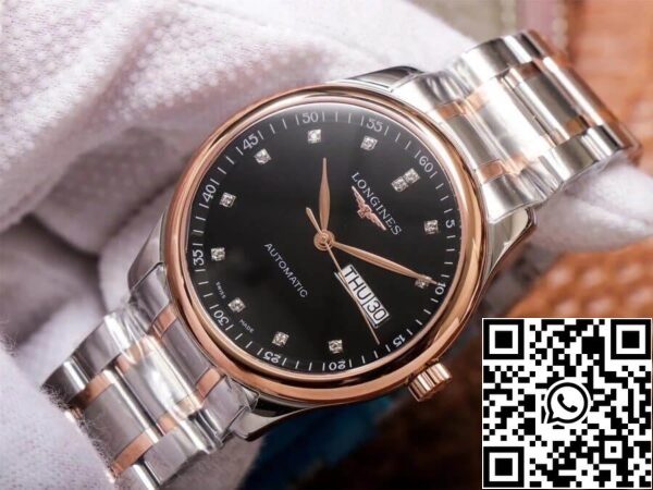 Longines Master Collection L2 755 5 59 7 1 1 Най-доброто издание KY фабрика черен циферблат САЩ реплика часовник 3288 Longines Master Collection L2.755.5.59.7 1: 1 Най-доброто издание KY фабрика черен циферблат