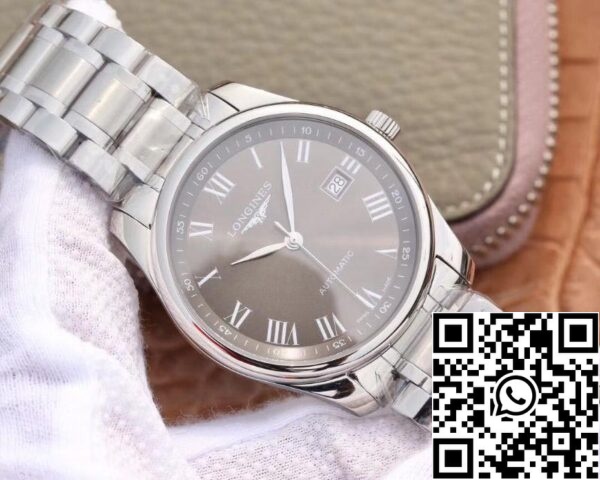 Longines Master Collection L2 793 4 71 6 1 1 Best Edition V9 factory Grey Dial Swiss Cal L888 US Replica Klocka 1202 Longines Master Collection L2.793.4.71.6 1:1 Best Edition V9 factory Grey Dial Swiss Cal.L888