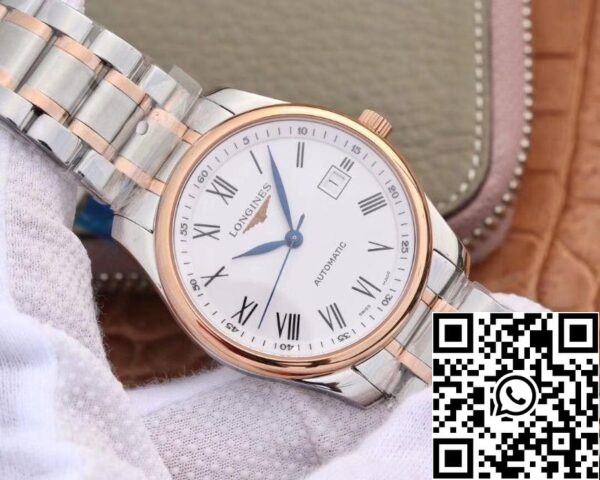 Longines Master Collection L2 793 5 11 7 1 1 Melhor Edição V9 fábrica mostrador branco suíço Cal L888 US Réplica Relógio 2618 Longines Master Collection L2.793.5.11.7 1:1 Melhor Edição V9 fábrica mostrador branco suíço Cal.L888