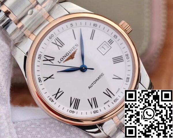 Longines Master Collection L2 793 5 11 7 1 1 Melhor Edição V9 fábrica mostrador branco suíço Cal L888 US Réplica Relógio 4012 Longines Master Collection L2.793.5.11.7 1:1 Melhor Edição V9 fábrica mostrador branco suíço Cal.L888