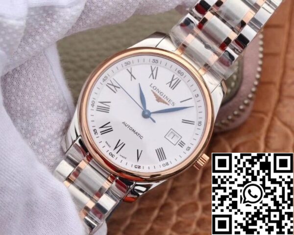 Longines Master Collection L2 793 5 11 7 1 1 Melhor Edição V9 fábrica mostrador branco suíço Cal L888 US Réplica Relógio 5048 Longines Master Collection L2.793.5.11.7 1:1 Melhor Edição V9 fábrica mostrador branco suíço Cal.L888