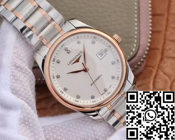 Longines Master Collection L2 793 5 77 7 1 1 Migliore edizione V9 fabbrica lunetta in oro rosa svizzero Cal L888 Replica Orologio 3536 Longines Master Collection L2.793.5.77.7 1:1 Migliore edizione V9 fabbrica lunetta in oro rosa svizzero Cal.L888