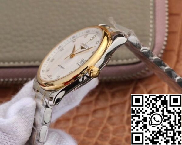 Longines Master Collection L2 793 5 97 7 1 1 Best Edition V9 factory yellow gold bezel Swiss Cal L888 US Replica Watch 204 Longines Master Collection L2.793.5.97.7 1:1 Best Edition V9 factory yellow gold bezel Swiss Cal.L888