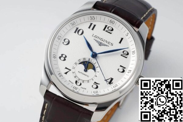 Longines Master Collection L2 909 4 78 3 1 1 Най-доброто издание APS фабрика сребърен циферблат САЩ реплика часовник 4466 Longines Master Collection L2.909.4.78.3 1: 1 Най-доброто издание APS фабрика сребърен циферблат