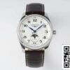 Longines Master Collection L2 909 4 78 3 1 1 Best Edition APS Factory Silver Dial US Replica óra 9034 Longines Master Collection L2.909.4.78.3 1:1 Best Edition APS Factory Silver Dial