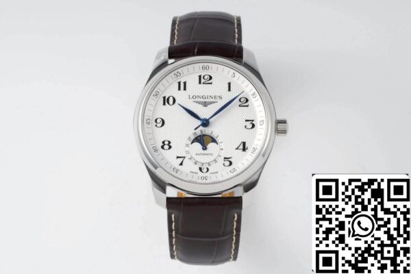 Longines Master Collection L2 909 4 78 3 1 1 Най-доброто издание APS фабрика сребърен циферблат САЩ реплика часовник 9034 Longines Master Collection L2.909.4.78.3 1: 1 Най-доброто издание APS фабрика сребърен циферблат