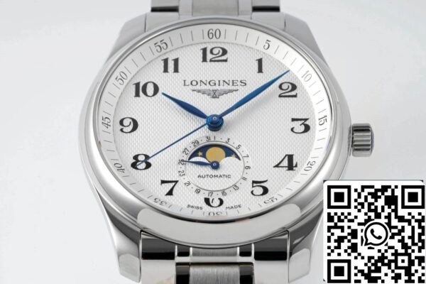 Longines Master Collection L2 909 4 78 6 1:1 Best Edition APS Factory Silver Dial US Replica Zegarek 8939 Longines Master Collection L2.909.4.78.6 1:1 Best Edition APS Factory Silver Dial