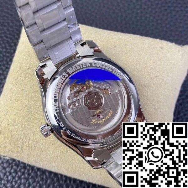 ساعة لونجين ماستر كوليكشن L2 909 4 78 6 1 1: 1 أفضل إصدار APS Factory Silver Dial جديد ساعة أمريكية مقلدة 7056 ساعة لونجين ماستر كوليكشن L2.909.4.78.6 1: 1 أفضل إصدار APS Factory Silver Dial جديد