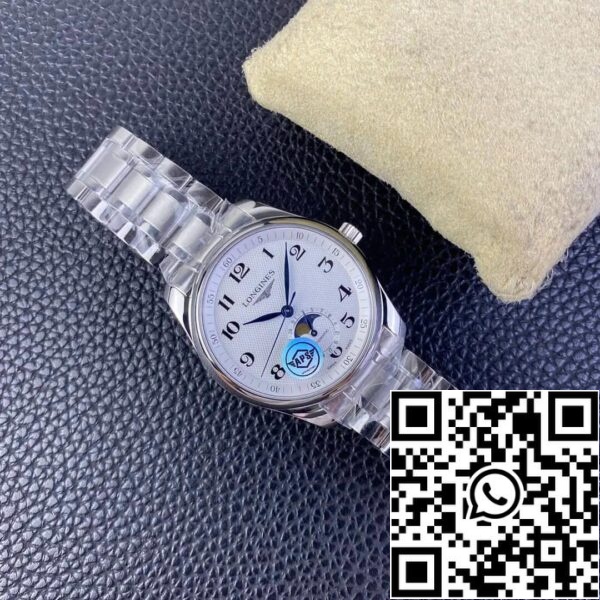 ساعة لونجين ماستر كوليكشن L2 909 4 78 6 1 1: 1 أفضل إصدار APS Factory Silver Dial جديد ساعة أمريكية مقلدة 7216 ساعة لونجين ماستر كوليكشن L2.909.4.78.6 1: 1 أفضل إصدار APS Factory Silver Dial جديد