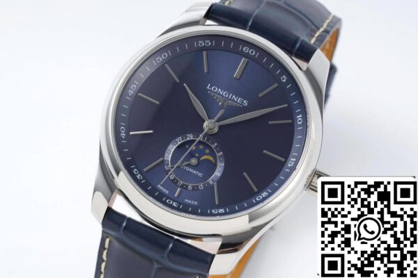 Longines Master Collection L2 909 4 92 0 1 1 Най-доброто издание APS Factory Blue Dial САЩ реплика часовник 3009 Longines Master Collection L2.909.4.92.0 1:1 Най-доброто издание APS Factory Blue Dial