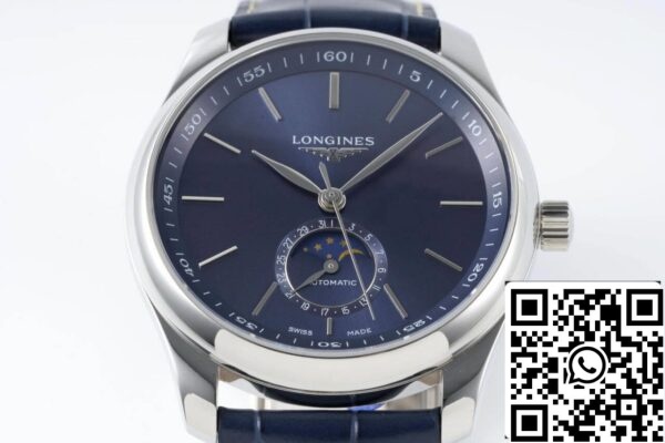 ساعة لونجين ماستر كوليكشن L2 909 4 92 0 1 1 1 أفضل إصدار APS Factory Blue Dial ساعة أمريكية مقلدة 8285 ساعة لونجين ماستر كوليكشن L2.909.4.92.0 1:1 أفضل إصدار APS Factory Blue Dial