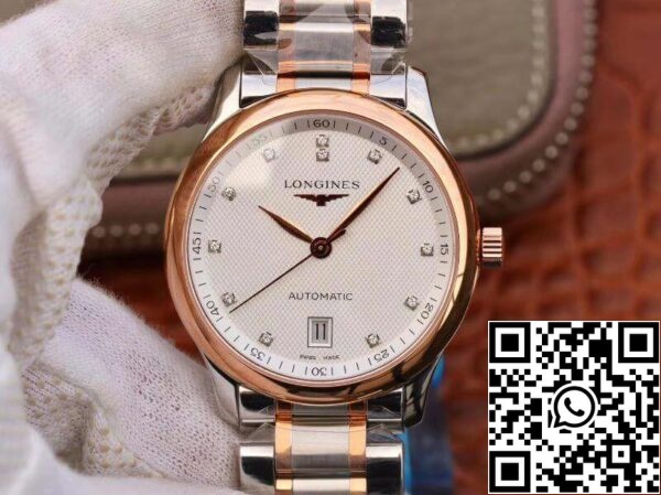 Longines Master Collections L2 628 5 97 7 KY Factory 1 1 Best Edition Swiss ETA2892 White Textured Dial US Replica Watch 1569 Longines Master Collections L2.628.5.97.7 KY Factory 1:1 Best Edition Swiss ETA2892 White Textured Dial