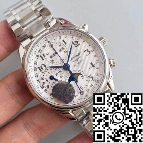 Longines Master Moonphase L2 673 4 78 6 JF factory 1 1 Best Edition Swiss ETA7751 US Replica Watch 8011 Longines Master Moonphase L2.673.4.78.6 JF factory 1:1 Best Edition Swiss ETA7751