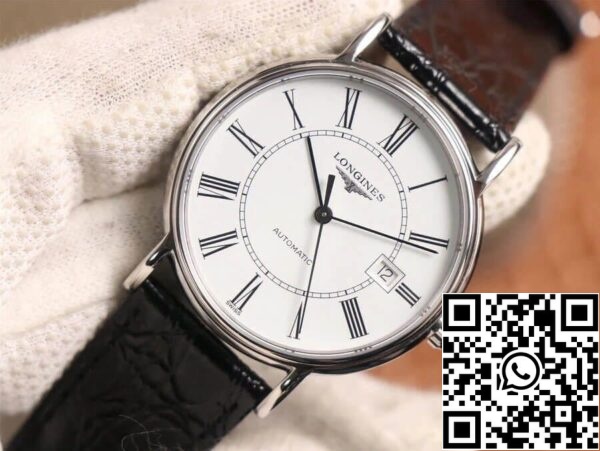 Longines Presence L4 921 4 11 2 1 1 Best Edition KY factory White Dial US Replica Watch 3677 Longines Presence L4.921.4.11.2 1:1 Best Edition KY factory White Dial