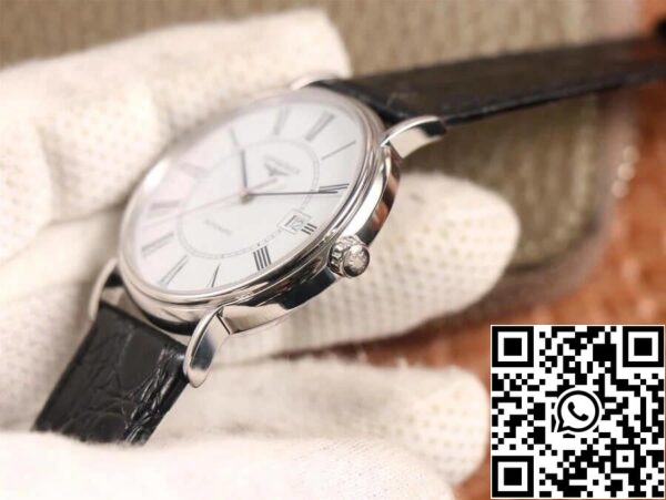 Longines Presence L4 921 4 11 2 1 1 Mejor Edición KY fábrica Esfera Blanca US Reloj Replica 7658 Longines Presence L4.921.4.11.2 1:1 Mejor Edición KY fábrica Esfera Blanca