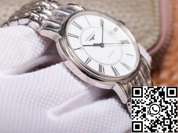 Longines Presence L4 921 4 11 6 1 1 Melhor Edição RM Factory Mostrador Branco Suíço ETA2892 US Réplica Relógio 8335 Longines Presence L4.921.4.11.6 1:1 Melhor Edição RM Factory Mostrador Branco Suíço ETA2892