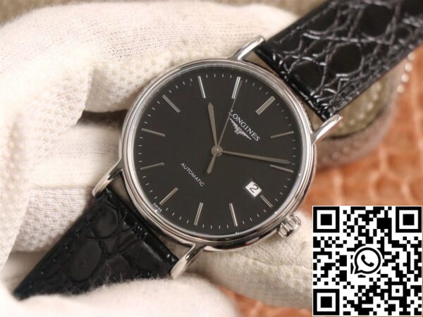 Longines Presence L4 921 4 52 2 1 1 Cea mai bună ediție KY fabrică Black Dial US Replica Watch 701 Longines Presence L4.921.4.52.2 1:1 Cea mai bună ediție KY fabrică Black Dial