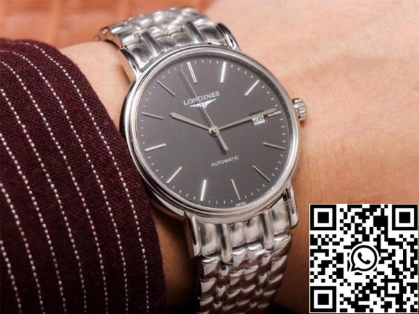 Longines Presence L4 921 4 52 6 1 1 Melhor Edição RM Fábrica Mostrador Preto Suíço ETA2892 US Réplica Relógio 6814 Longines Presence L4.921.4.52.6 1:1 Melhor Edição RM Fábrica Mostrador Preto Suíço ETA2892