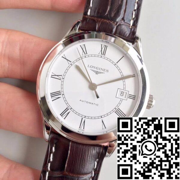 Longines Record L2 820 4 11 2 Mechanical Watches 1 1 Best Edition Swiss ETA2824 White Dial US Replica Watch 680 Longines Record L2.820.4.11.2 Mechanical Watches 1:1 Best Edition Swiss ETA2824 White Dial