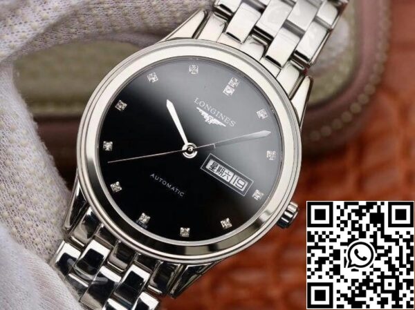 Longines флагмански двоен календар L4 899 4 12 6 GK Factory 1 1 Най-доброто издание швейцарски ETA2836 САЩ реплика часовник 6061 Longines флагмански двоен календар L4.899.4.12.6 GK Factory 1: 1 Най-доброто издание швейцарски ETA2836