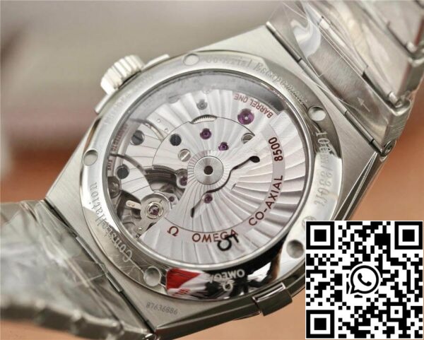 Omega Constellation 123 10 38 21 02 001 1 1 Cea mai bună ediție VS Factory Silvery White Dial US Replica Watch 6043 Omega Constellation 123.10.38.21.02.001 1:1 Cea mai bună ediție VS Factory Silvery White Dial