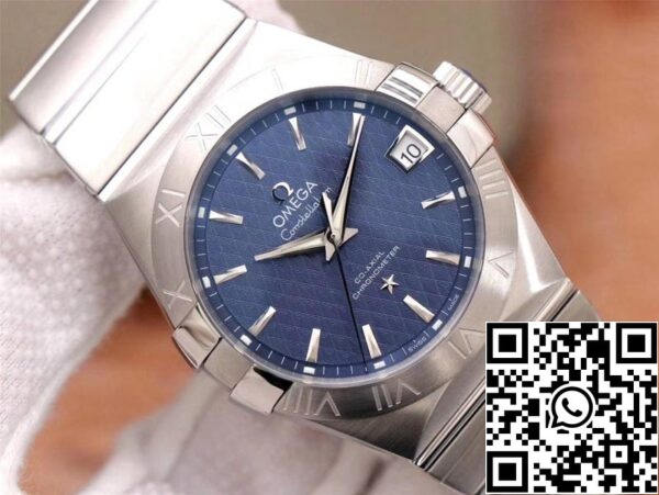 Omega Constellation 123 10 38 21 03 001 1 1 Best Edition VS Factory Blue Dial Swiss ETA8500 US Replica Ρολόι 4013 Omega Constellation 123.10.38.21.03.001 1:1 Best Edition VS Factory Blue Dial Swiss ETA8500