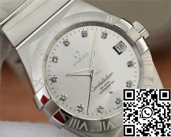 Omega Constellation 123 10 38 21 52 001 1 1 Mejor Edición VS Factory Diamond set Dial US Replica Watch 2500 Omega Constellation 123.10.38.21.52.001 1:1 Mejor Edición VS Factory Diamond-set Dial