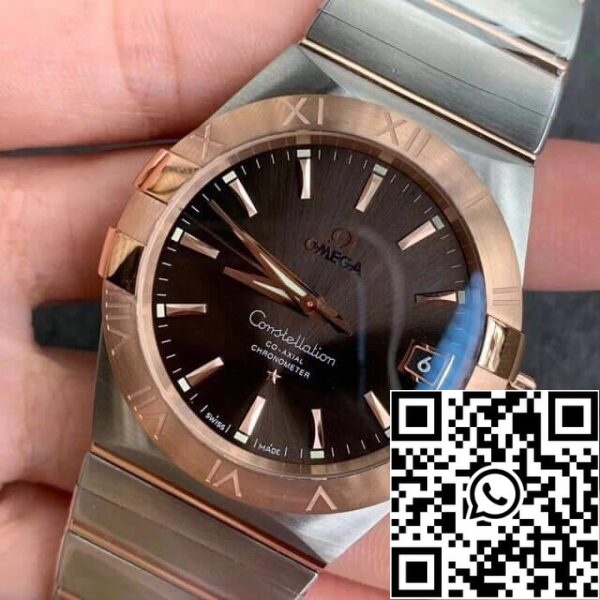 Omega Constellation 123 20 31 20 13 001 1 1 Best Edition VS Factory Dark Brown Dial US Replica Orologio 396 Omega Constellation 123.20.31.20.13.001 1:1 Best Edition VS Factory Dark Brown Dial