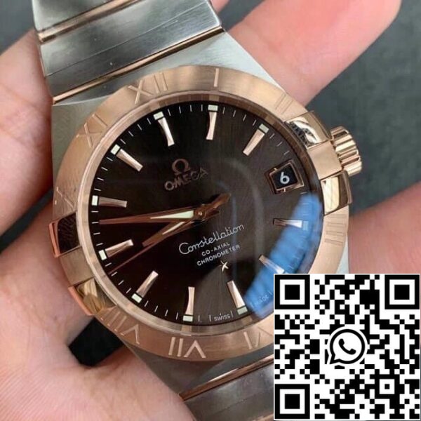 Omega Constellation 123 20 31 20 13 001 1 1 Best Edition VS Factory Dark Brown Dial US Replica Orologio 6363 Omega Constellation 123.20.31.20.13.001 1:1 Best Edition VS Factory Dark Brown Dial