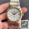 Omega Constellation 123 20 38 21 02 006 1 1 Лучшее издание VS завод серебряный циферблат США Реплика часы 1860 Omega Constellation 123.20.38.21.02.006 1:1 Лучшее издание VS завод серебряный циферблат