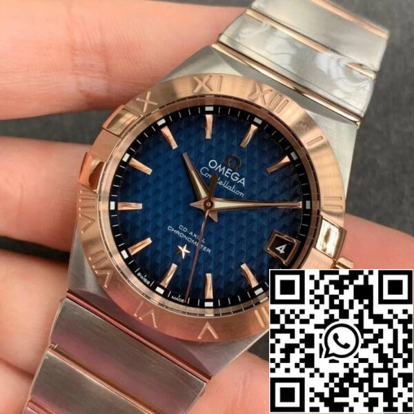 Omega Constellation 123 20 38 21 03 001 1 1 Melhor Edição VS Fábrica Mostrador Azul EUA Réplica Relógio 5908 Omega Constellation 123.20.38.21.03.001 1:1 Melhor Edição VS Fábrica Mostrador Azul