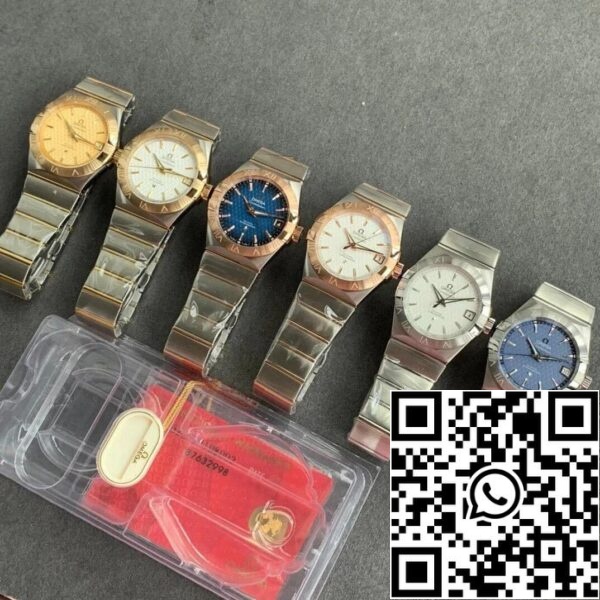 Omega Constellation 123 20 38 21 03 001 1 1 Melhor Edição VS Fábrica Mostrador Azul EUA Réplica Relógio 952 Omega Constellation 123.20.38.21.03.001 1:1 Melhor Edição VS Fábrica Mostrador Azul