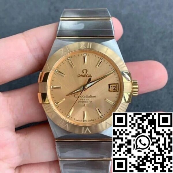 Omega Constellation 123 20 38 21 08 001 1 1 Best Edition VS Factory pezsgő számlap USA Replica Watch 5151 Omega Constellation 123.20.38.21.08.001 1:1 Best Edition VS Factory pezsgő számlapja