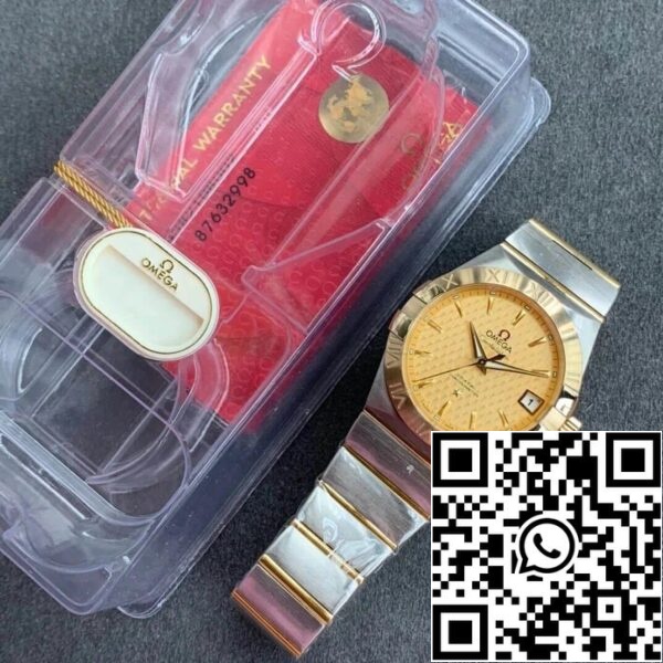 Omega Constellation 123 20 38 21 08 002 1 1 Best Edition VS Factory pezsgő számlap amerikai Replica óra 9518 Omega Constellation 123.20.38.21.08.002 1:1 Best Edition VS Factory pezsgő számlapon