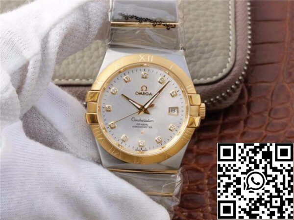 Omega Constellation 123 20 38 21 52 002 V6 Factory 1 1 Best Edition švicarski ETA9015 ZDA replika Watch 3450 Omega Constellation 123.20.38.21.52.002 V6 Factory 1: 1 Best Edition švicarski ETA9015