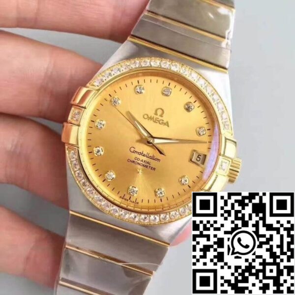 Omega Constellation 123 25 35 20 58 001 3S Factory 1 1 Best Edition švicarski ETA8500 ZDA replika Watch 9143 Omega Constellation 123.25.35.20.58.001 3S Factory 1: 1 Best Edition švicarski ETA8500