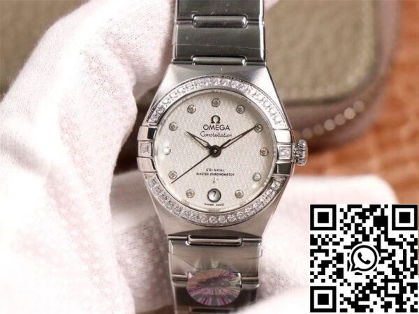 Omega Constellation 131 15 29 20 52 001 1 1 1 Najboljša izdaja 3S Factory V5 Silver Diamond Bezel ZDA Replica Watch 9699 Omega Constellation 131.15.29.20.52.001 1: 1 Najboljša izdaja 3S Factory V5 Silver Diamond Bezel