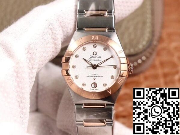 Omega Constellation 131 20 29 20 52 001 1 1 Best Edition 3S Factory V5 White dial US Replica Watch 2733 Omega Constellation 131.20.29.20.52.001 1:1 Best Edition 3S Factory V5 White dial