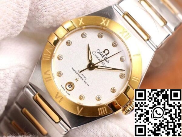 Omega Constellation 131 20 29 20 52 002 1 1 Best Edition 3S Factory V5 White Dial US Replica Watch 1004 Omega Constellation 131.20.29.20.52.002 1:1 Best Edition 3S Factory V5 White Dial