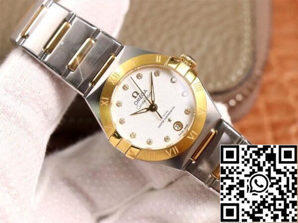 Omega Constellation 131 20 29 20 52 002 1 1 Best Edition 3S Factory V5 White Dial Yhdysvaltain Replica katsella 3217 Omega Constellation 131.20.29.20.52.002 1: 1 Best Edition 3S Factory V5 White Dial