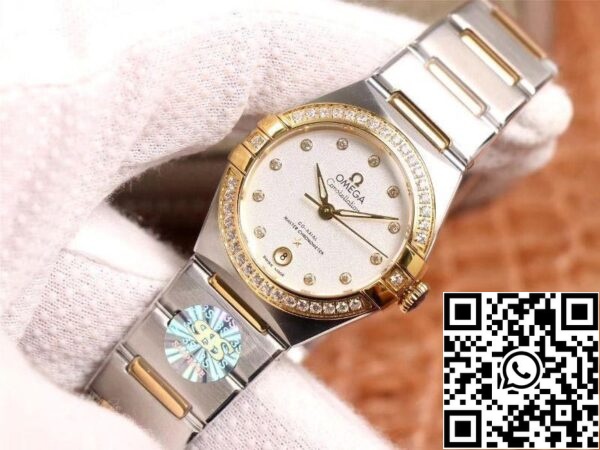 Omega Constellation 131 25 29 20 52 002 1 1 Най-доброто издание 3S Factory V5 White dial Swiss NH05 САЩ Реплика часовник 2198 Omega Constellation 131.25.29.20.52.002 1: 1 Най-доброто издание 3S Factory V5 White dial Swiss NH05