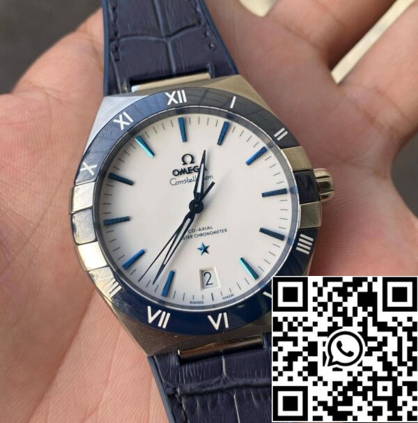 Omega Constellation 131 33 41 21 04 001 1 1 Best Edition VS Factory White Dial Yhdysvaltain Replica katsella 2127 skaalattu Omega Constellation 131.33.41.21.04.001 1: 1 Best Edition VS Factory White Dial