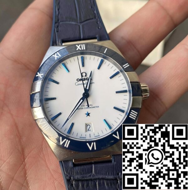 Omega Constellation 131 33 41 21 04 001 1 1 Best Edition VS Factory White Dial Yhdysvaltain Replica katsella 6404 skaalattu Omega Constellation 131.33.41.21.04.001 1: 1 Best Edition VS Factory White Dial