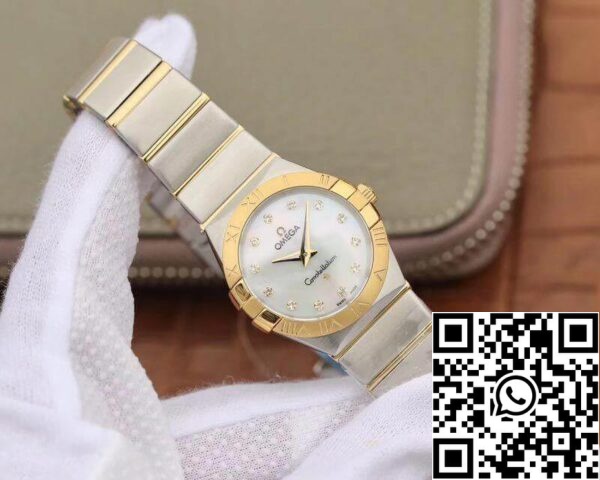 Omega Constellation 27mm Quartz Ladies 1371 71 00 TW Factory 1:1 Best Edition Swiss Eta Quartz 1376 US Replica Watch 3266 Omega Constellation 27mm Quartz Ladies 1371.71.00 TW Factory 1:1 Best Edition Swiss Eta Quartz 1376