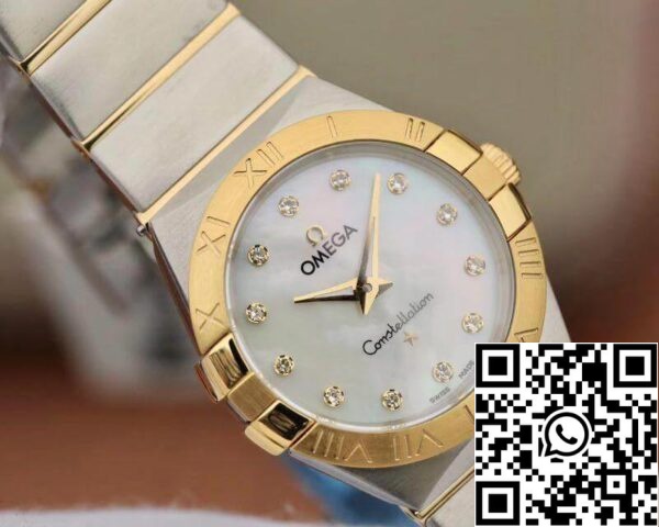 Omega Constellation 27mm Quartz Ladies 1371 71 00 TW Factory 1:1 Best Edition Swiss Eta Quartz 1376 US Replica Watch 3429 Omega Constellation 27mm Quartz Ladies 1371.71.00 TW Factory 1:1 Best Edition Swiss Eta Quartz 1376