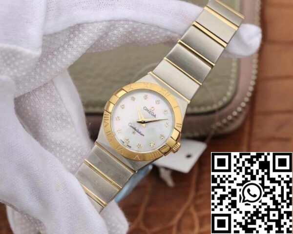 Omega Constellation 27mm Quartz Ladies 1371 71 00 TW Factory 1:1 Best Edition Swiss Eta Quartz 1376 US Replica Watch 9776 Omega Constellation 27mm Quartz Ladies 1371.71.00 TW Factory 1:1 Best Edition Swiss Eta Quartz 1376