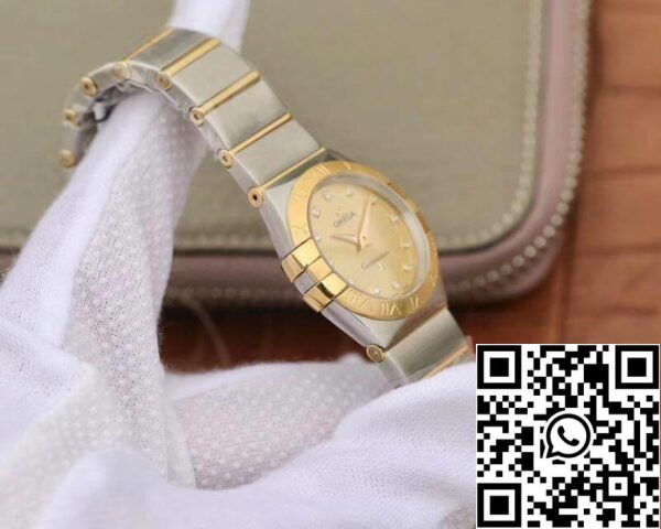 Omega Constellation 27mm kvartsi Ladies TW Factory 1 1 Best Edition Sveitsin Eta kvartsi 1376 Gold Dial Yhdysvaltain Replica katsella 5552 Omega Constellation 27mm kvartsi Ladies TW Factory 1:1 Best Edition Sveitsin Eta kvartsi 1376 Gold Dial