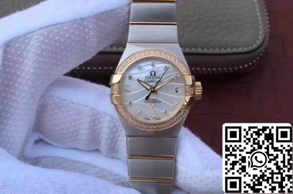 Omega Constellation Double Eagle Lady 3S Factory 1 1 Best Edition Swiss ETA8520 US Replica Watch 8017 Omega Constellation Double Eagle Lady 3S Factory 1 1 Best Edition Swiss ETA8520